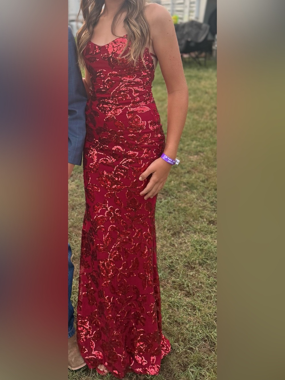 Windsor Red Sequin Dress